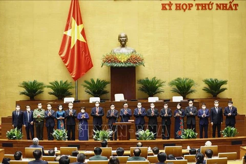 越南第十五届国会第一次会议新闻公报（第一号）