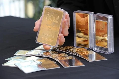 8月6日上午越南国内黄金价格超过5700万越盾