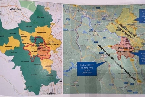 新冠肺炎疫情：自9月6日6时起河内市划分为三个区域 实施分区分类防控 