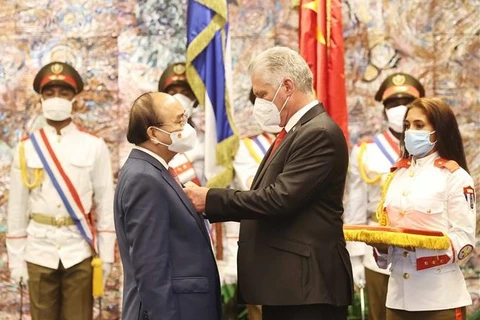 越南与古巴发表联合声明
