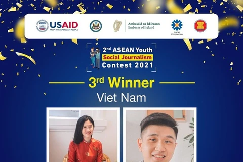 越南大学生在东盟青年记者大赛获得三等奖