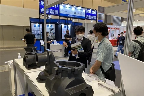 越南企业在2021年大阪机械要素技术展上颇受关注