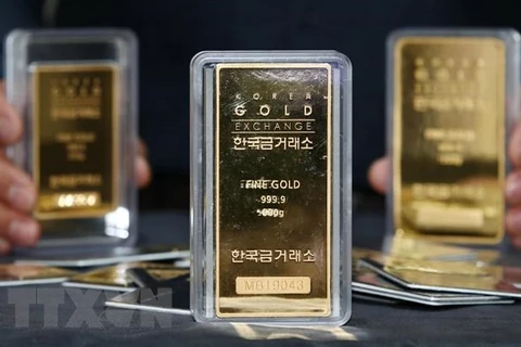 10月13日上午越南国内黄金价格上涨5万越盾