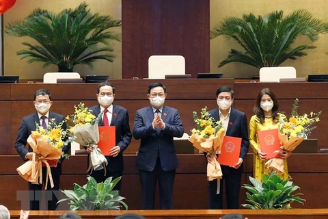 越南友好议员组织、国会女代表小组和国会青年代表小组正式成立