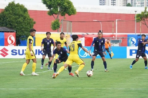 2020年“铃木杯”东南亚男足锦标赛:马来西亚队3-1击败柬埔寨队