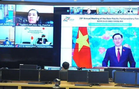 越南出席亚太议会论坛第29届年会第二次全体会议