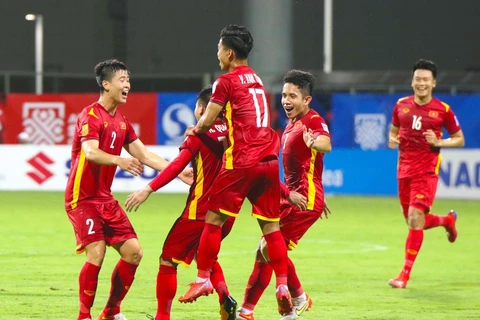 2020年“铃木杯”东南亚男足锦标赛： 越南队对阵印度尼西亚队