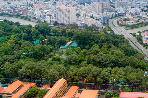 胡志明市改造城市绿化景观，提升人居环境