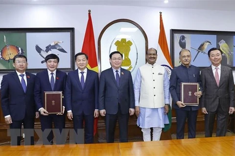 印度媒体高度评价越南国会主席王廷惠访印之旅