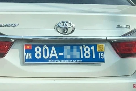 越南考虑推出带有二维码和国旗的新型车牌