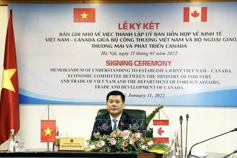 加拿大政府承诺加强与越南的贸易关系
