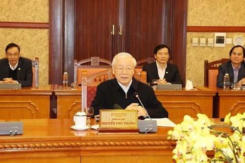 阮富仲总书记主持召开中央书记处会议评估2022年壬寅春节组织工作