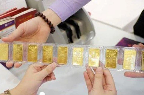 2月15日上午越南国内黄金价格每两6300万越盾
