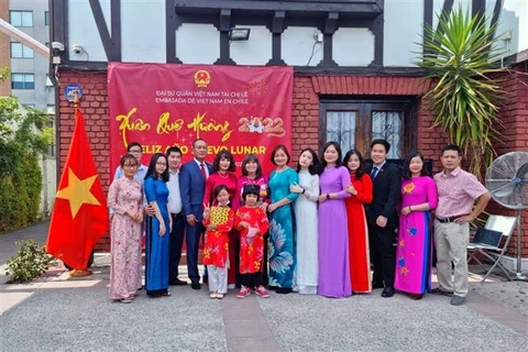 越南驻智利共和国大使馆举行2022家乡之春活动