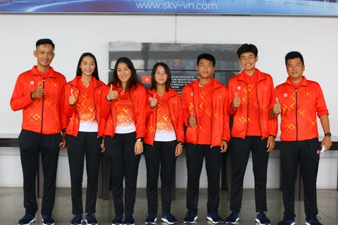 越南青年网球队参加青年戴维斯杯预选赛和比利·简·金杯亚太预选赛