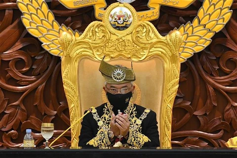 马来西亚国王呼吁国会确保国家复苏