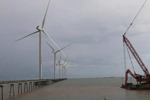 投资总额近3.9万亿越盾的风力发电厂再度落户茶荣省