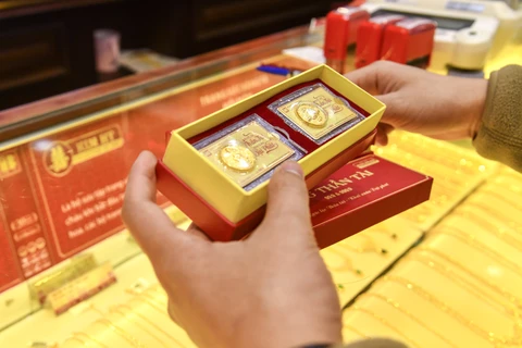 3月2日上午越南国内黄金价格上涨40万越盾