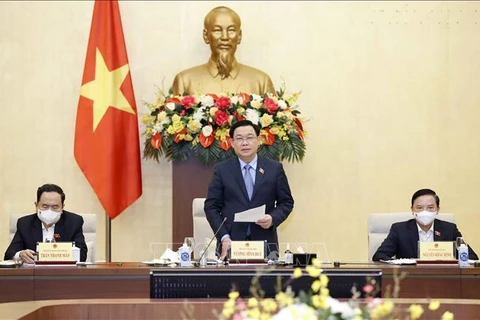 越南国会主席王廷惠主持专题询问活动筹办会议