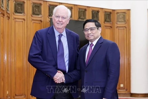 政府总理范明政会见美国哈佛大学越南项目主任托马斯•瓦勒利