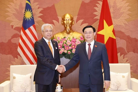 越南国会主席王廷惠会见马来西亚总理