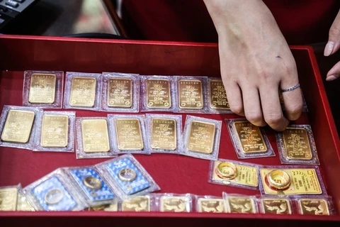3月22日上午越南国内黄金价格上涨20万越盾