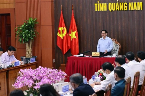 越南政府总理范明政：2022年广南省须完善规划工作