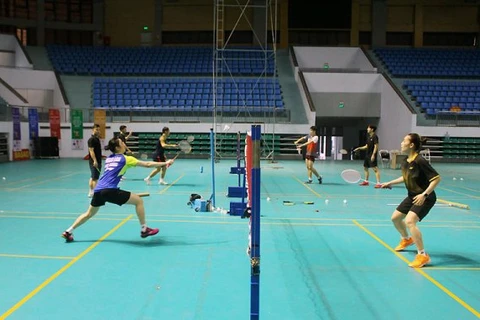 北江省第31届东南亚运动会羽毛球比赛的各项准备工作均已就绪