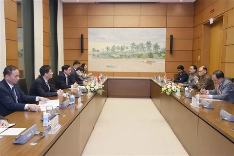 越南国会与印度下议院加强在图书馆和电视领域的合作