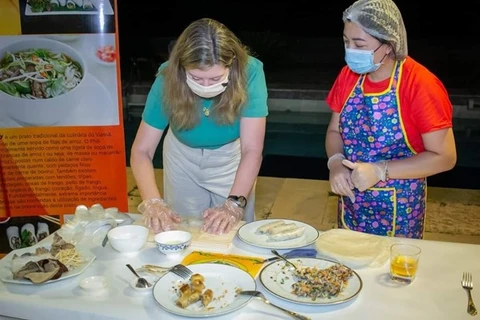 连接越南和巴西的美食节在巴西开幕