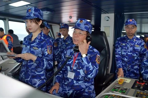 越中海警2022年第一次北部湾海域联合巡逻圆满结束