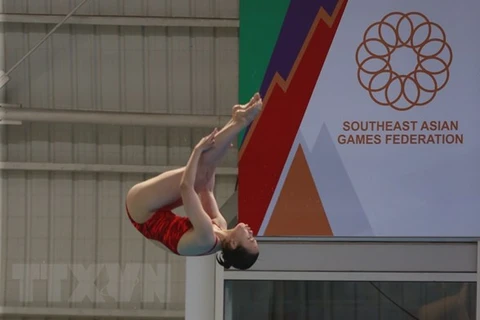 第31届东运会：跳水运动员吴芳梅为越南拿下首枚奖牌