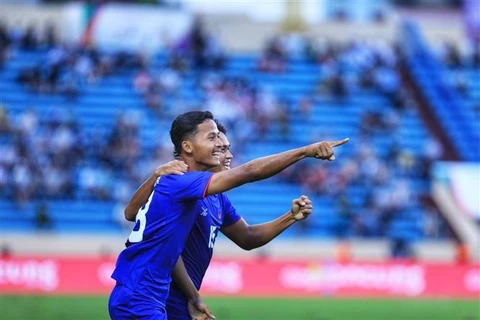 第31届东运会：柬埔寨U23以4比1大胜老挝U23