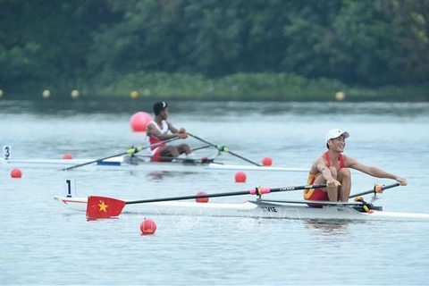 第31届东运会：越南队在赛艇5个赛项中获得第一名
