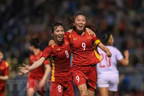 第31届东南亚运动会：越南女足队以2比1反超菲律宾女足队