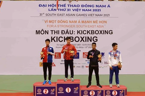 第31届东运会：越南踢拳队获得五枚金牌 成功卫冕东南亚地区冠军
