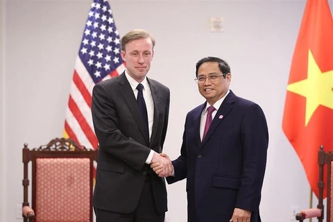 越南政府总理范明政会见美国国家安全顾问杰克沙利文