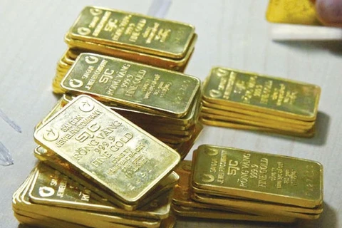 5月25日上午越南国内黄金价格上涨5万越盾