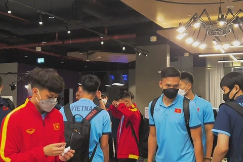 越南U23男足队将同阿联酋U23男足队进行友谊赛