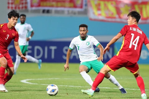 2022年亚足联U23亚洲杯1/4决赛：越南队以0比2输给沙特阿拉伯队 止步于1/4决赛