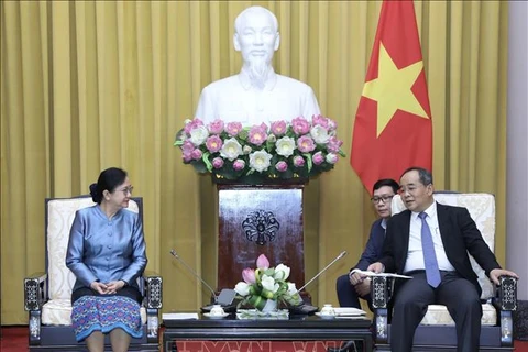 加强越南国家主席办公厅与老挝国家主席办公厅的合作关系