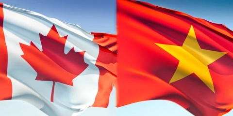 越南领导人向加拿大领导人致国庆贺电