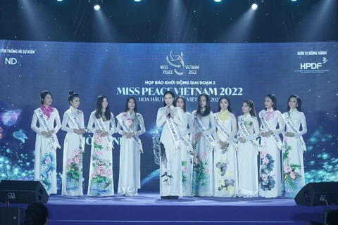 2022年越南和平小姐大赛第二阶段正式启动