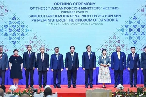 第55届东盟外长会在柬埔寨正式召开