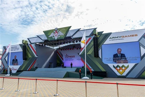 2022年国际军事比赛和国际军事技术论坛在莫斯科开幕
