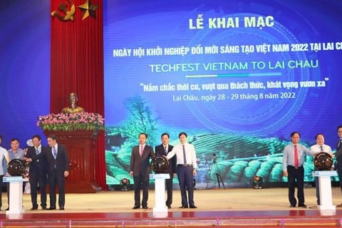 2022越南创新创业节在莱州省拉开帷幕