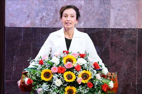 联合国教科文组织赞颂胡志明主席的决议通过35周年纪念典礼在河内举行