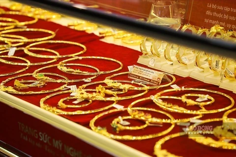 9月8日上午越南国内一两黄金卖出价上涨25万越盾