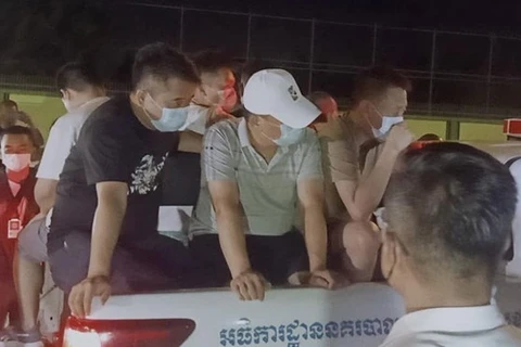 柬埔寨首都金边加强打击非法赌博行为