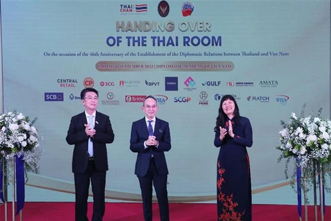越南外交学院的“泰国室”落成